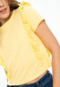 Camiseta Valty Amarillo Ragged Pf21120043 de Ragged