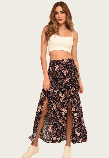 Falda Taylor Azul Ragged Pf11320439