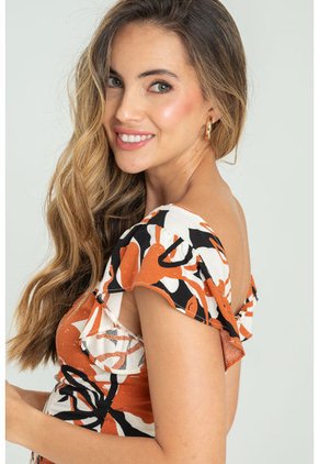 Blusa Eleanor Café Ragged Pf11112866