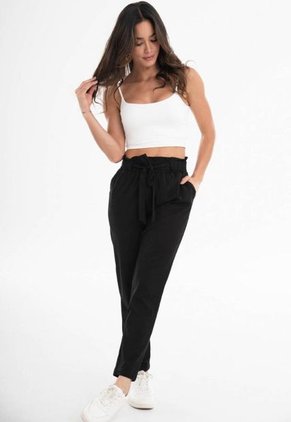 Pantalon Harem Negro Ragged Pf11310703