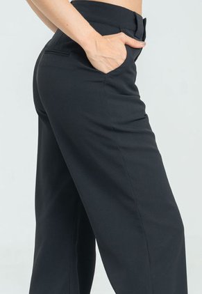 Pantalon Iguazu Palazzo Negro Ragged Pf12310392