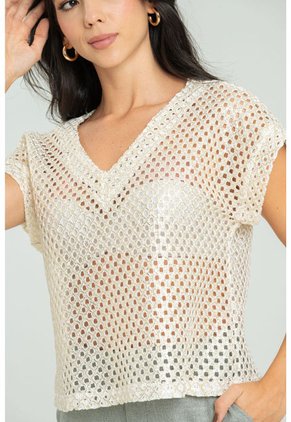 Tejido Gisell Dorado Ragged Pf11112862