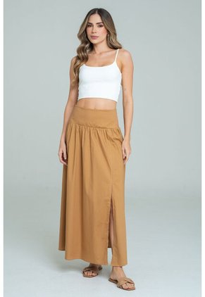 Falda Mucura Beige Ragged Pf11320525