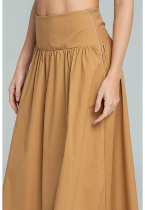 Falda Mucura Beige Ragged Pf11320525