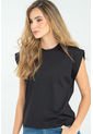 Top Mucura Negro Ragged Pf13120728 de Ragged