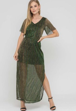 Vestido Holiday Verde Ragged Pf12510345