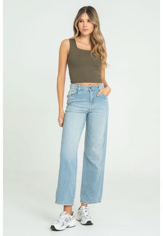 Jeans Slouchy Vintage Azul Ragged Pf21350053 Ragged