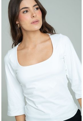 Top Hevitta Blanco Ragged Pf13120862