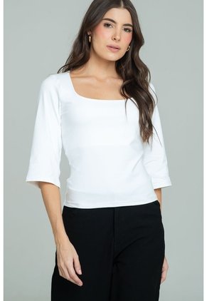 Top Hevitta Blanco Ragged Pf13120862