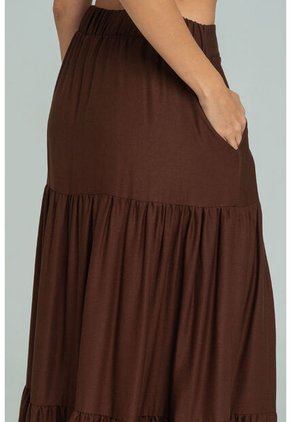 Falda Larga Ashton Café Ragged Pf11320526