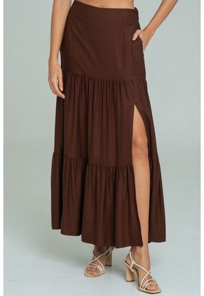 Falda Larga Ashton Café Ragged Pf11320526