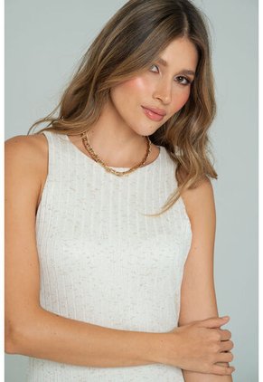 Vestido Ewen Beige Ragged Pf11511444