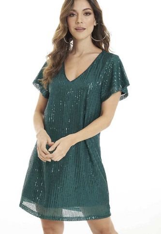 Vestido Vegas Verde Ragged Pf12510351 Ragged