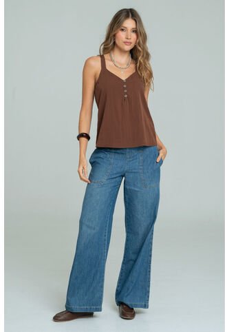 Blusa Vhana Café Ragged Pf11113109 Ragged