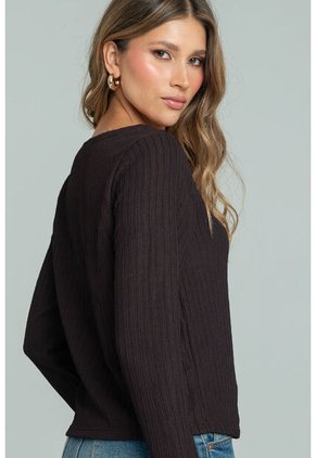 Blusa Randall Café Ragged Pf11113108