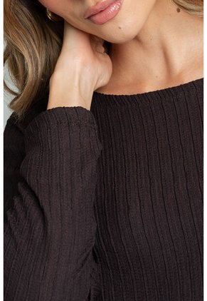 Blusa Randall Café Ragged Pf11113108