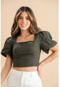 Crop Top Mirzam Verde Ragged Pf31113528 de Ragged