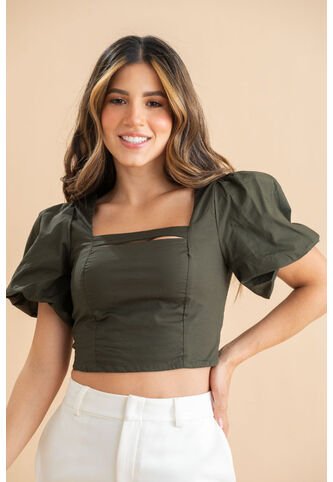 Crop Top Mirzam Verde Ragged Pf31113528 Ragged
