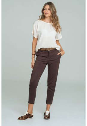 Blusa Amareo Beige Ragged Pf11113084