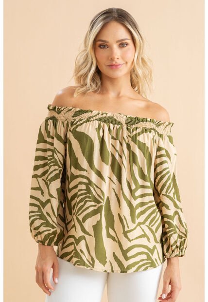 Blusa Evonne Verde Ragged Pf31113540