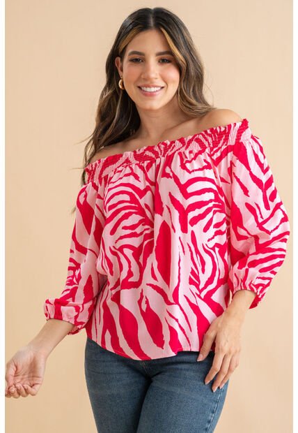 Blusa Evonne Rosa Ragged Pf31113540