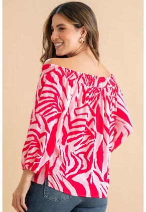 Blusa Evonne Rosa Ragged Pf31113540