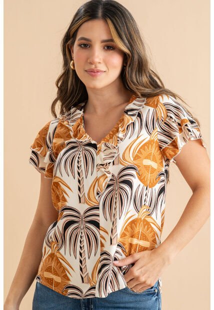 Blusa Thorrik Amarillo Ragged Pf31113552