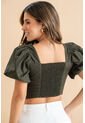 Crop Top Mirzam Verde Ragged Pf31113528 de Ragged