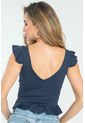 Crop Top Carlotta Azul Ragged Pf13120771 de Ragged