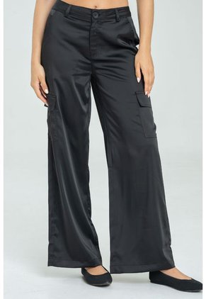Pantalon Cargo Satin Negro Ragged Pf11310740