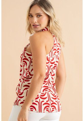 Blusa Rhiya Rojo Ragged Pf31113573