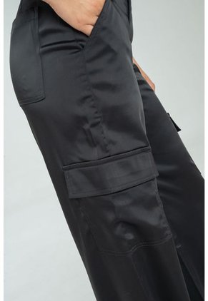 Pantalon Cargo Satin Negro Ragged Pf11310740