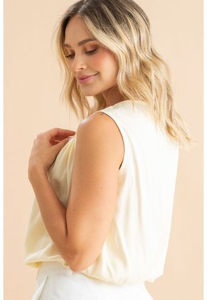 Blusa Madagascar Beige Ragged Pf31113581