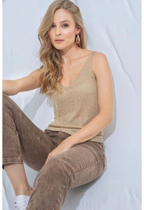 Jeans Mom Cocoa Café Ragged Pf21350036