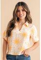 Blusa Sun Amarillo Ragged Pf31113589 de Ragged