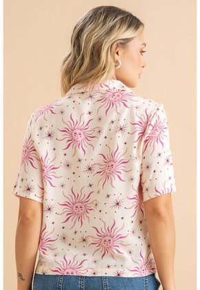 Blusa Sun Fucsia Ragged Pf31113589