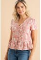 Blusa Madrid Rosa Ragged Pf31113592 de Ragged