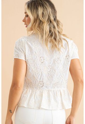 Blusa Madrid Blanco Ragged Pf31113592