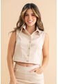 Blusa Sofy Beige Ragged Pf31113597 de Ragged