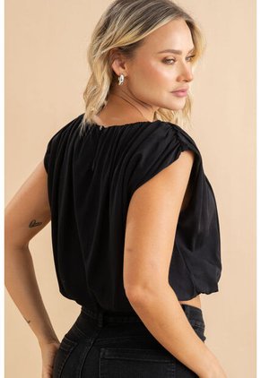 Blusa Sofia Negro Ragged Pf31113598