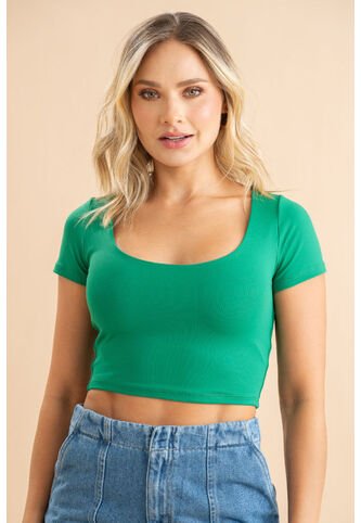 Crop Top Valentina Verde Ragged Pf31122331 Ragged
