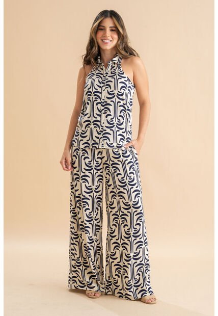 Palazzo Rhett Azul Ragged Pf31310768