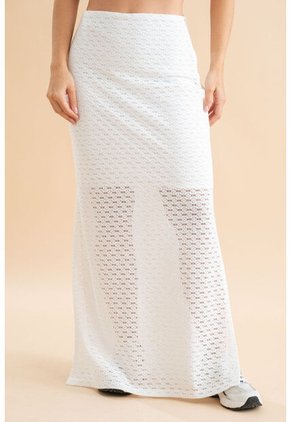 Falda Palm Blanco Ragged Pf31320361