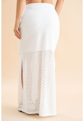 Falda Palm Blanco Ragged Pf31320361