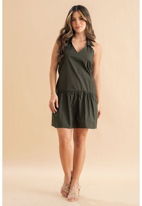 Vestido Maia Verde Ragged Pf31511503