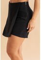Falda Short Keischa Negro Ragged Pf31340236 de Ragged