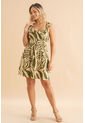Vestido Corto Scheila Verde Ragged Pf31511504 de Ragged
