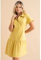 Vestido Corto Genevive Amarillo Ragged Pf31511524 de Ragged
