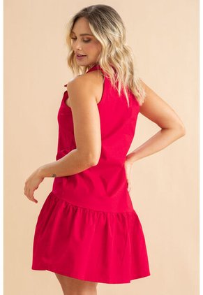 Vestido Maia Rojo Ragged Pf31511503