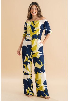 Enterizo Largo Skort Azul Ragged Pf31530222